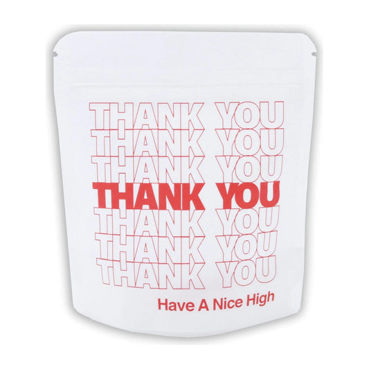 10-Pack Bag King Thank You Wide Mouth Mylar Bag | 1/8th ounce