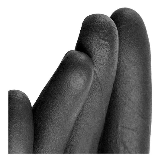 Ammex X3 Industrial Black Nitrile Disposable Gloves