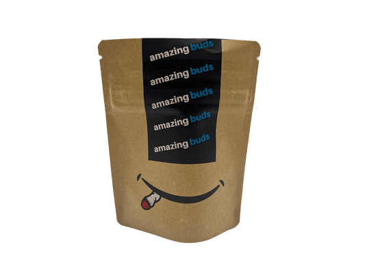 Bag King Amazing Buds Shipping Wide Mouth Child-Resistant Mylar Bag | 1/8 oz