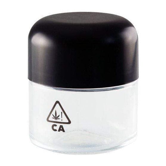 California Clear Universal THC! Symbol Square Compliance Labels (Roll of 1,000)