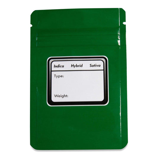Green Bud / Single Unit Bag King Clear Front Mylar Bag (1 gram)