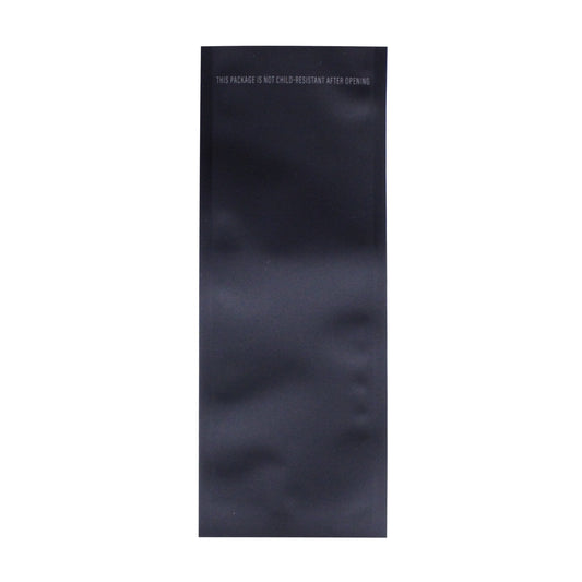 Matte Black Bag King Single Use Heat Seal Mylar Bag (2.8" x 7.5")
