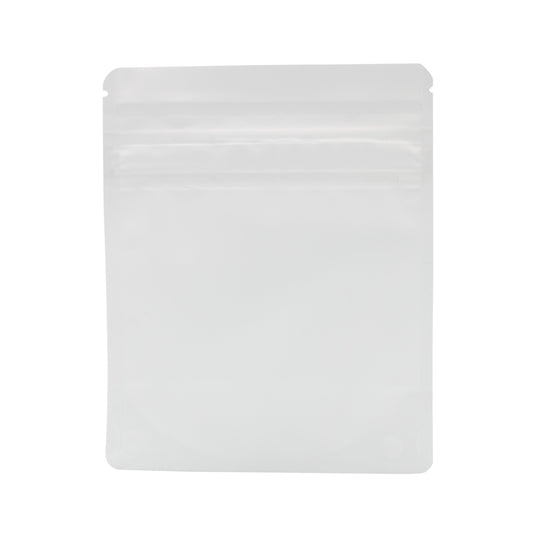 Matte White / Single Unit (Less Than Case Qty) Bag King Child-Resistant Opaque Wide Mouth Mylar Bag | 1/4 oz