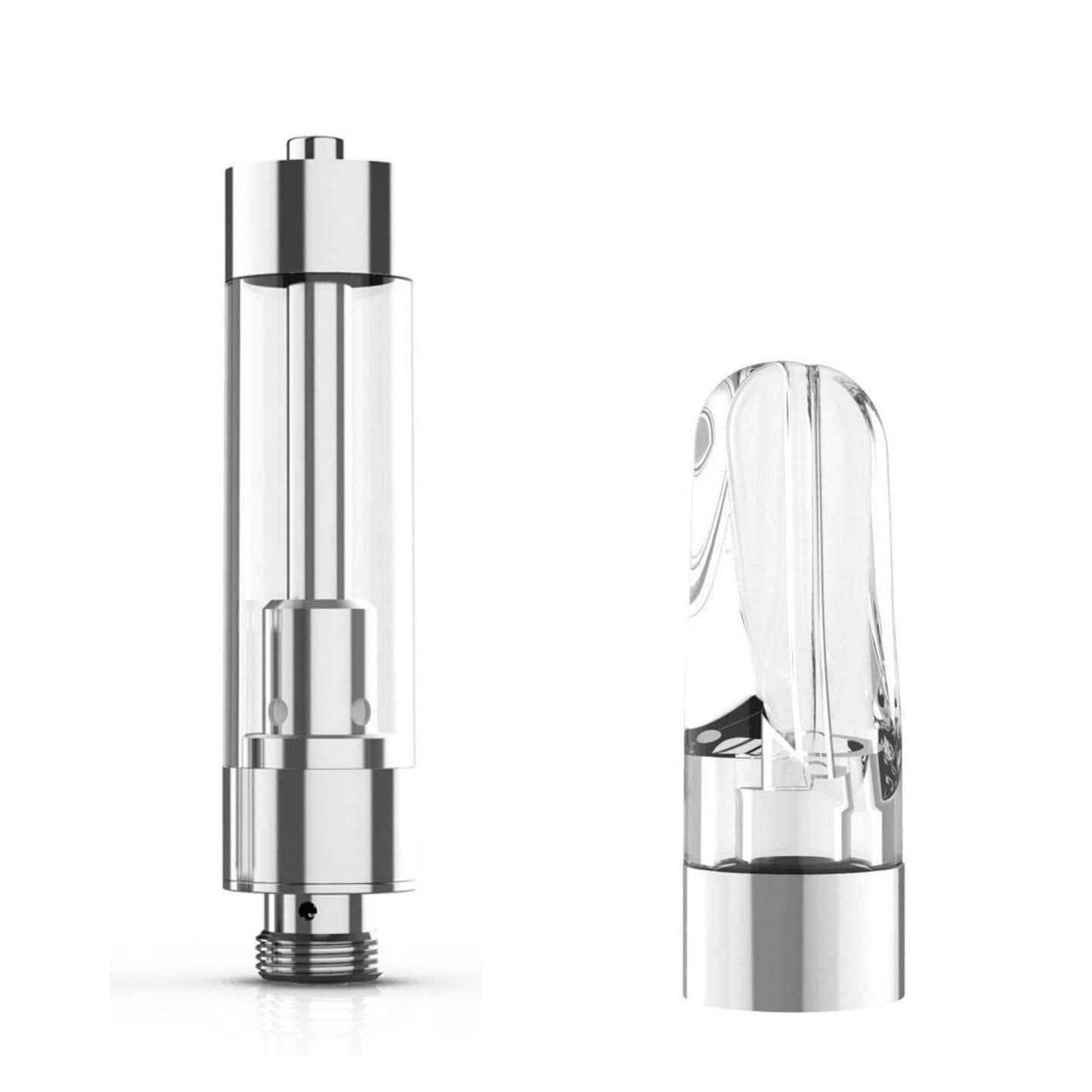 Plastic Flat Clear / Bundle of 100 AVD Resin Cartridge (1.0ml, 2.0mm) with Mouthpiece