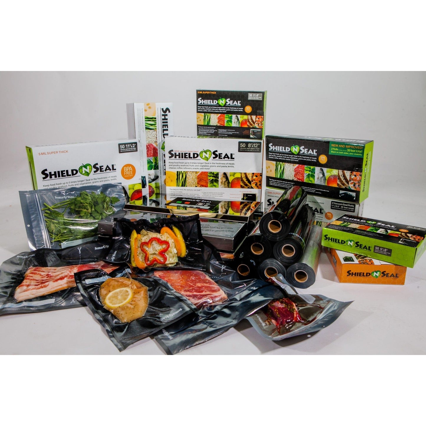 Shield N Seal Heat Sealer Rolls (8" x 19.5')