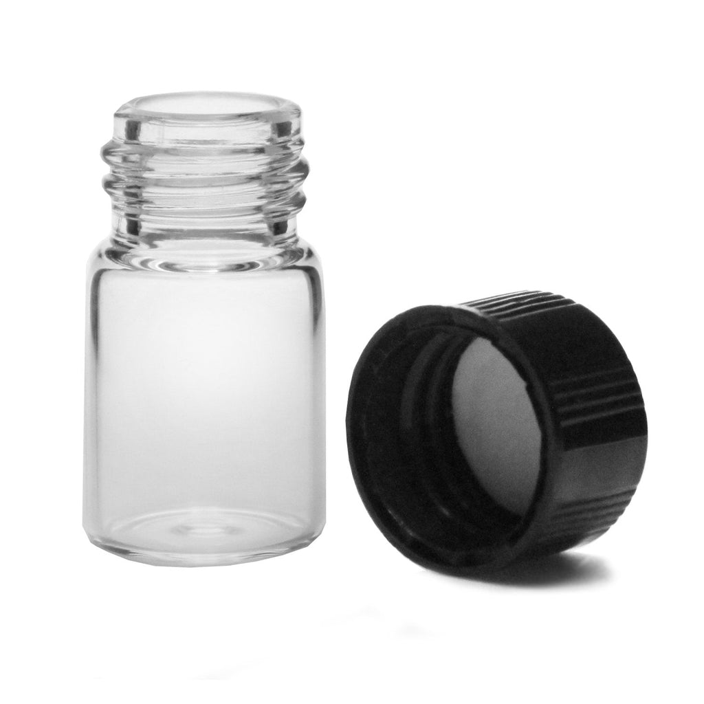 Single Unit (Less Than Box Qty) 1/2 Dram Glass Seed Vial (10-15 seeds)