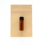 1 Dram Amber Glass Seed Vial with Cap