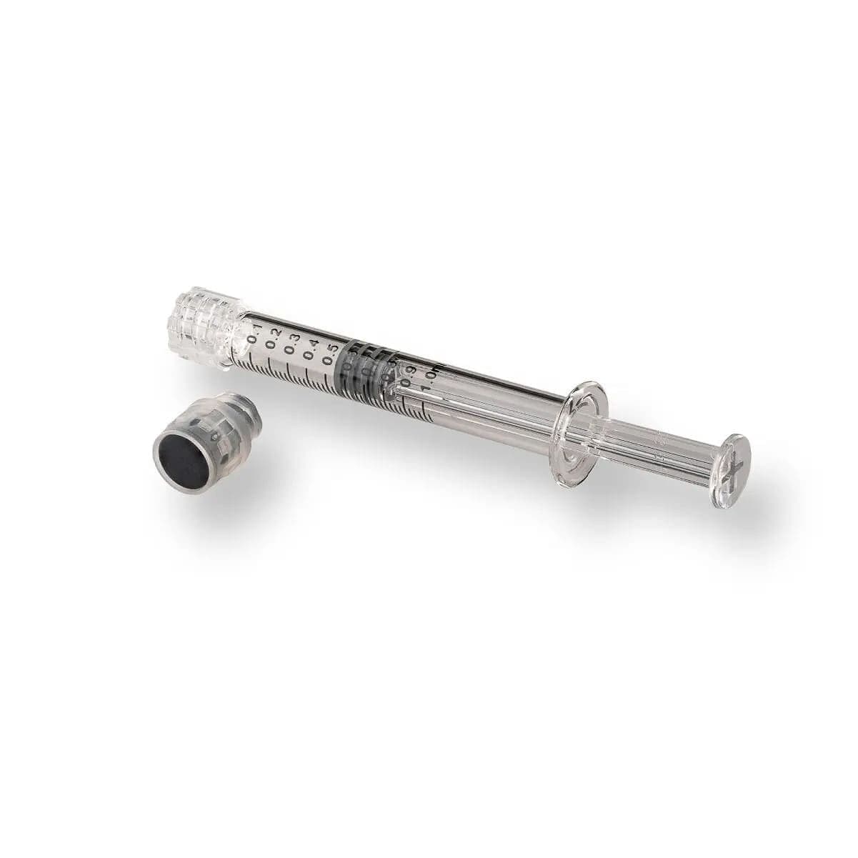 1 mL Glass Dab Applicator Syringes with Luer Lock System - Box of 100