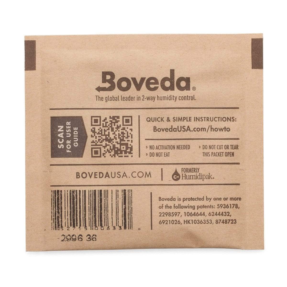 10-Pack 58% RH Boveda Humidity Control Pack | 8 gram