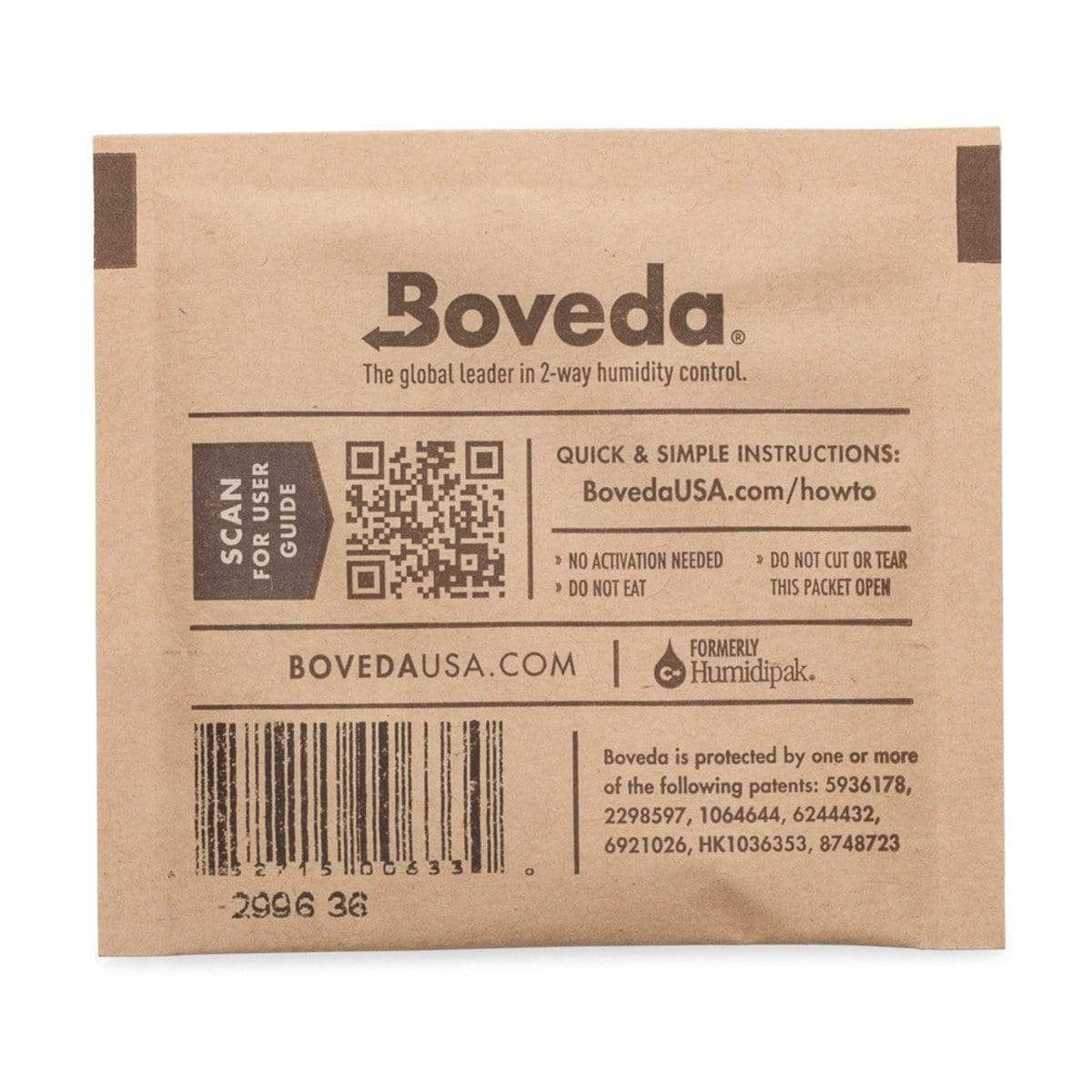 10-Pack 58% RH Boveda Humidity Control Pack | 8 gram