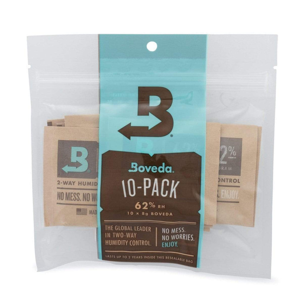 10-Pack 62% RH Boveda Humidity Control Pack | 8 gram