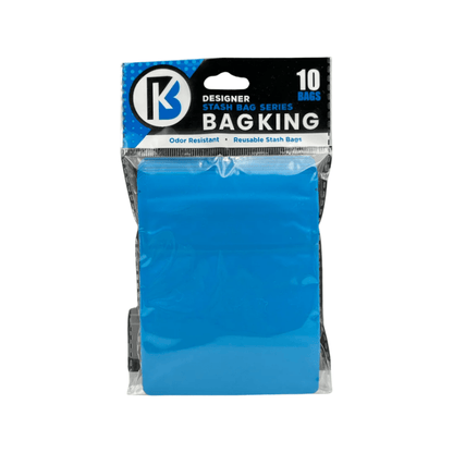 10-Pack Bag King Child-Resistant Opaque Wide Mouth Mylar Bag | 1/8th ounce