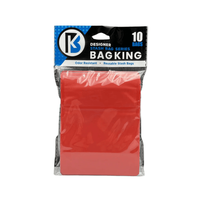 10-Pack Bag King Child-Resistant Opaque Wide Mouth Mylar Bag | 1/8th ounce