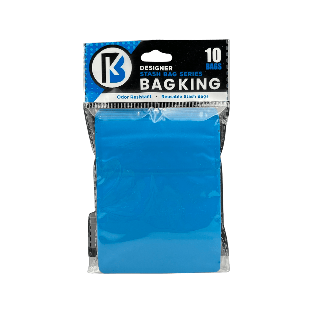 10-Pack Bag King Child-Resistant Opaque Wide Mouth Mylar Bag | 1/8th ounce