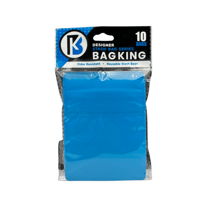 10-Pack Bag King Child-Resistant Opaque Wide Mouth Mylar Bag | 1/8th ounce