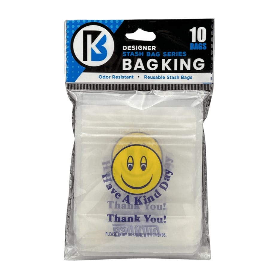 10-Pack Bag King Have a Kind Day Wide Mouth Mylar Bag | 1/8th ounce