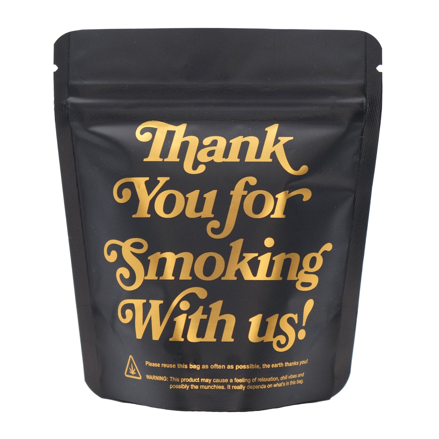 10-Pack Bag King Thank You for Smoking Wide Mouth Mylar Bag | 1/8th ounce