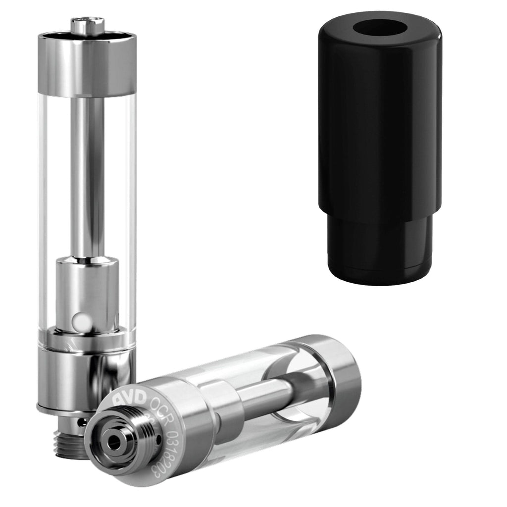 1mL / 2mm / Plastic Black Barrel AVD 1mL Polyresin Cartridges with Mouthpieces