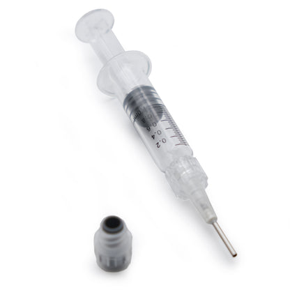 1ml Glass Syringe with Luer Lock System and Needle Clear