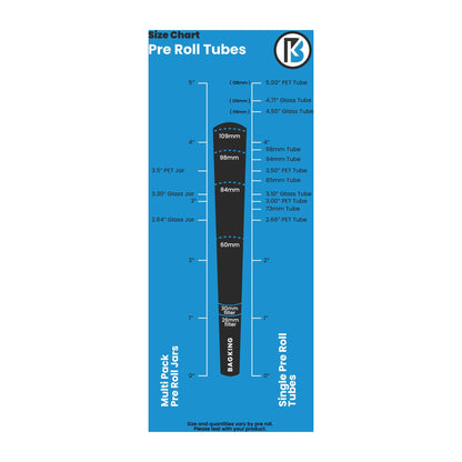 2 oz Glass Jar Pre Roll Multi Pack Bundle ( 2oz Glass Jar + Lid + Cones )