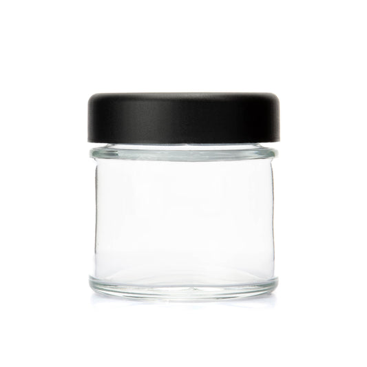 3 oz. Straight Sided Glass Jar with Matching Cap - Case of 36
