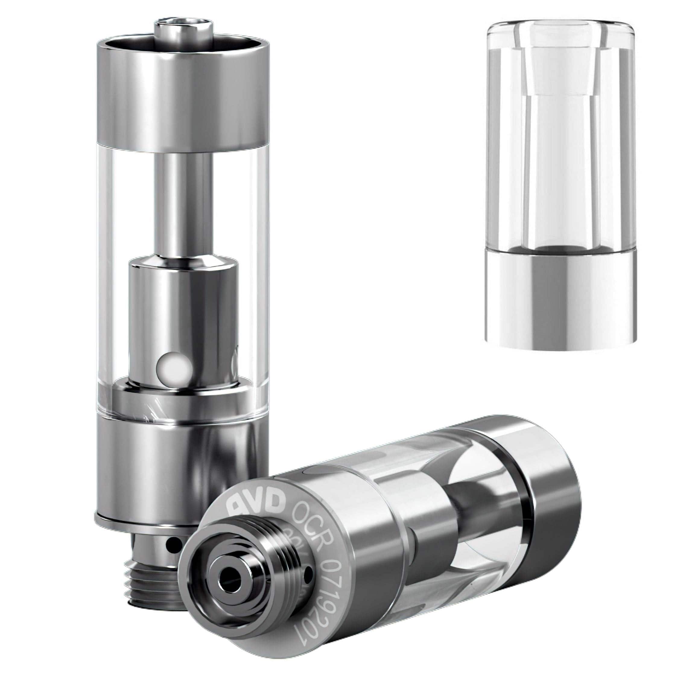 .5mL / 1mm / Plastic Clear Barrel AVD 0.5mL - 1mL Polyresin Cartridges with Mouthpieces