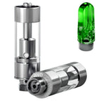 .5mL / 1mm / Plastic Green Flat AVD 0.5mL Polyresin Cartridges with Mouthpieces