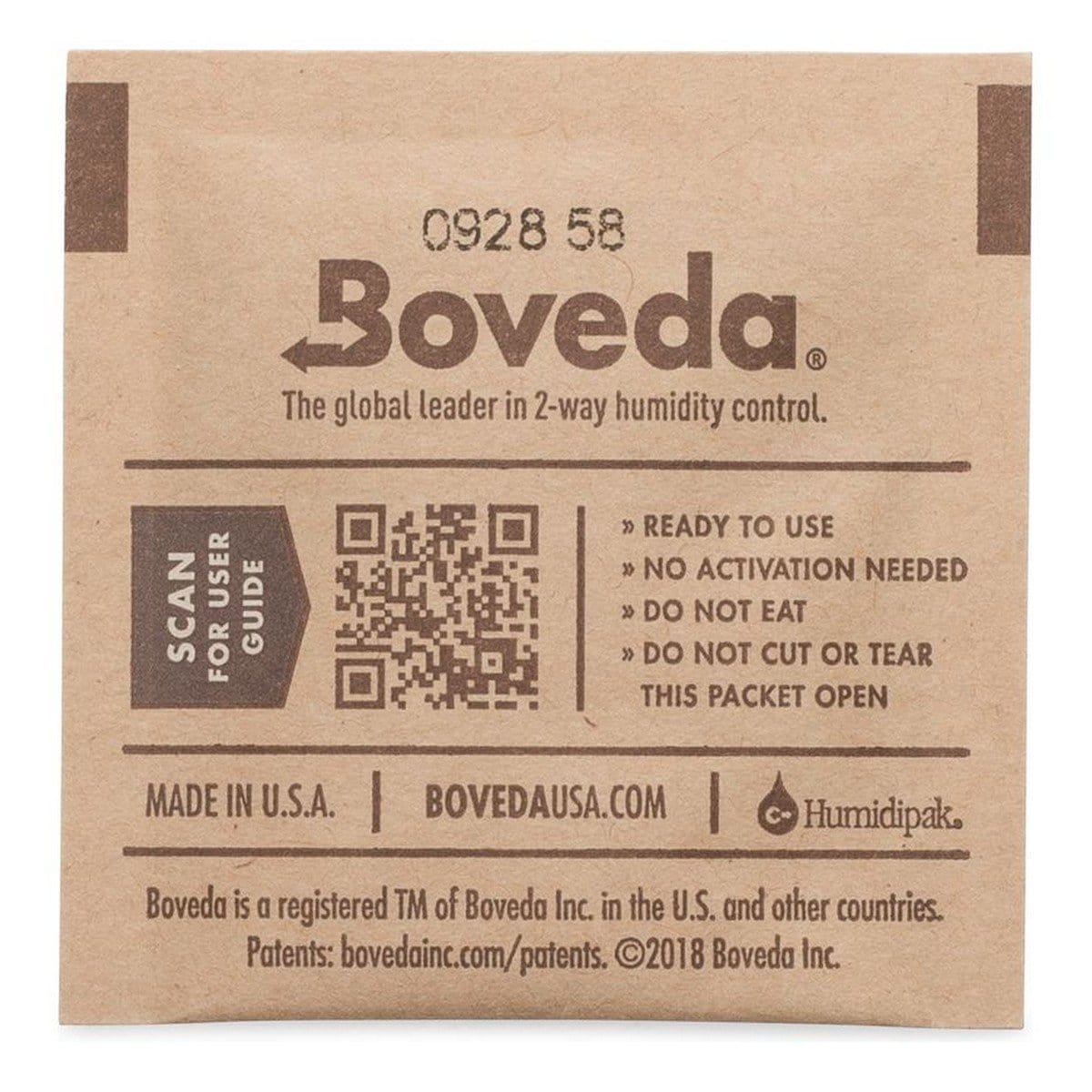 62% RH Boveda Humidity Control Pack | 4 gram
