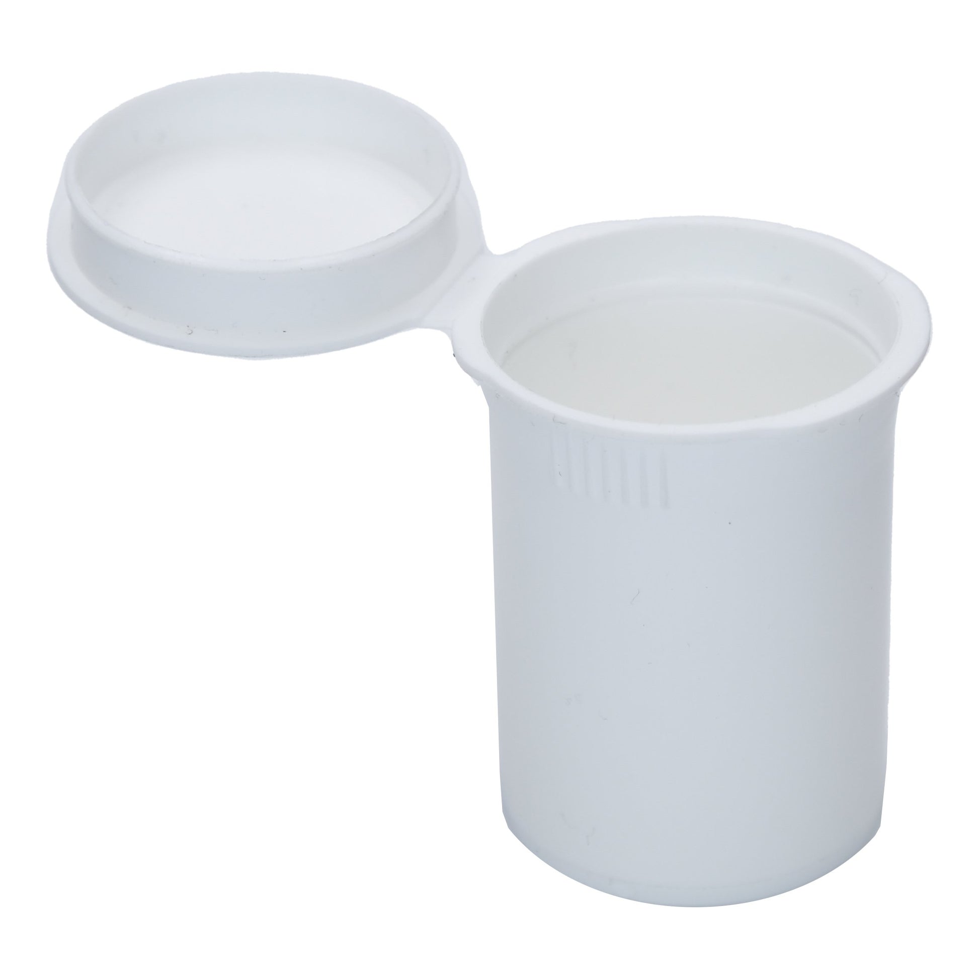 8 dram Pop Top Child Resistant Bottle White