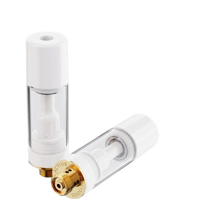 ACTIVE™ EZ Click XL Ceramic Pro Vape Cartridge Single Unit / Ceramic Barrel - White