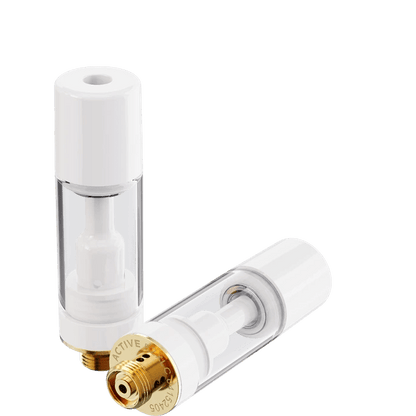 ACTIVE™ EZ Click XL Ceramic Pro Vape Cartridge Single Unit / Ceramic Barrel - White