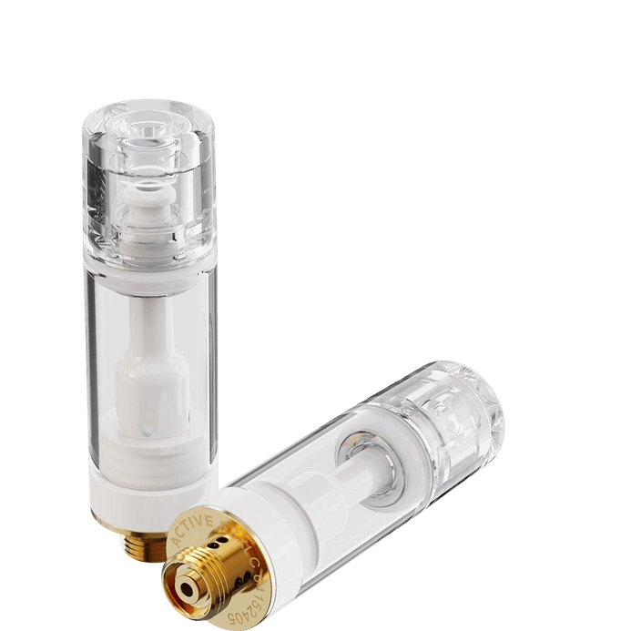 ACTIVE™ EZ Click XL Ceramic Pro Vape Cartridge Single Unit / Plastic Barrel - Clear