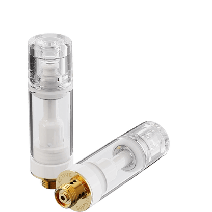 ACTIVE™ EZ Click XL Ceramic Pro Vape Cartridge Single Unit / Plastic Barrel - Clear