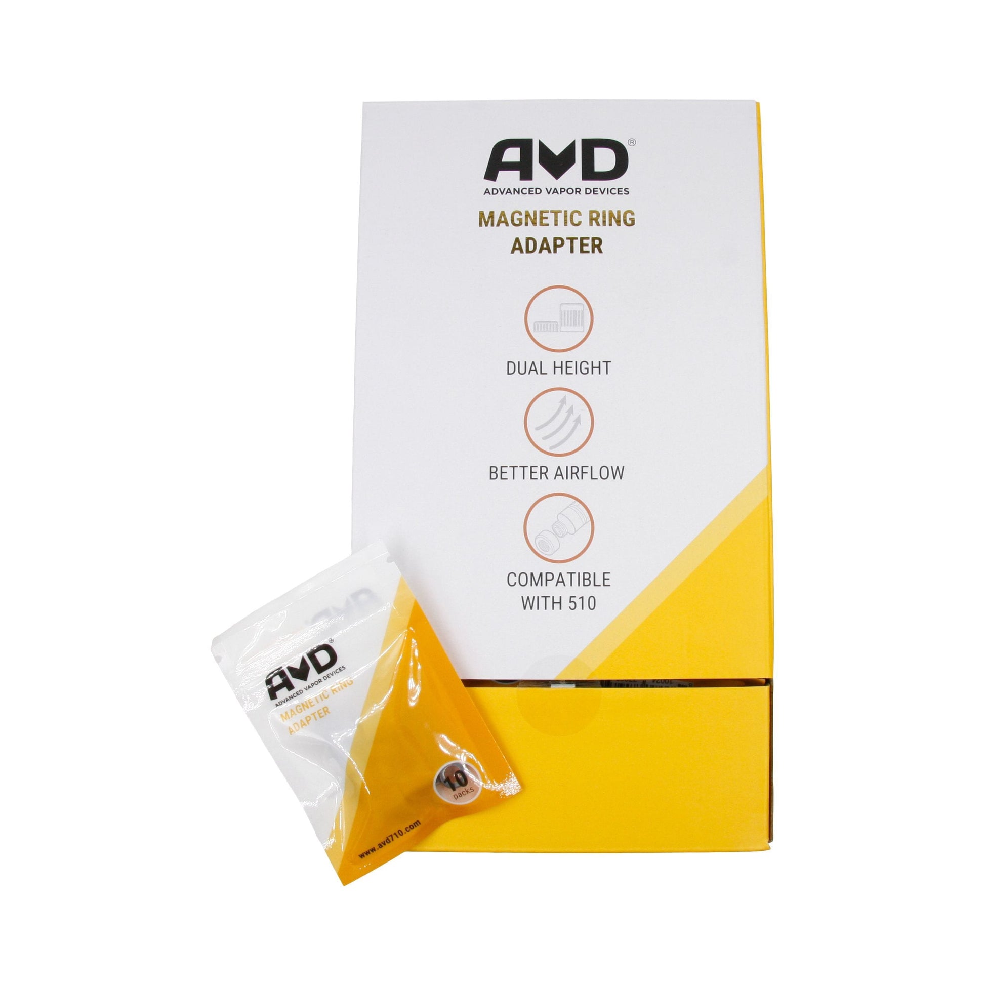 ACTIVE™ Magnetic Ring Adapter for 510 Cartridges | 10-Pack