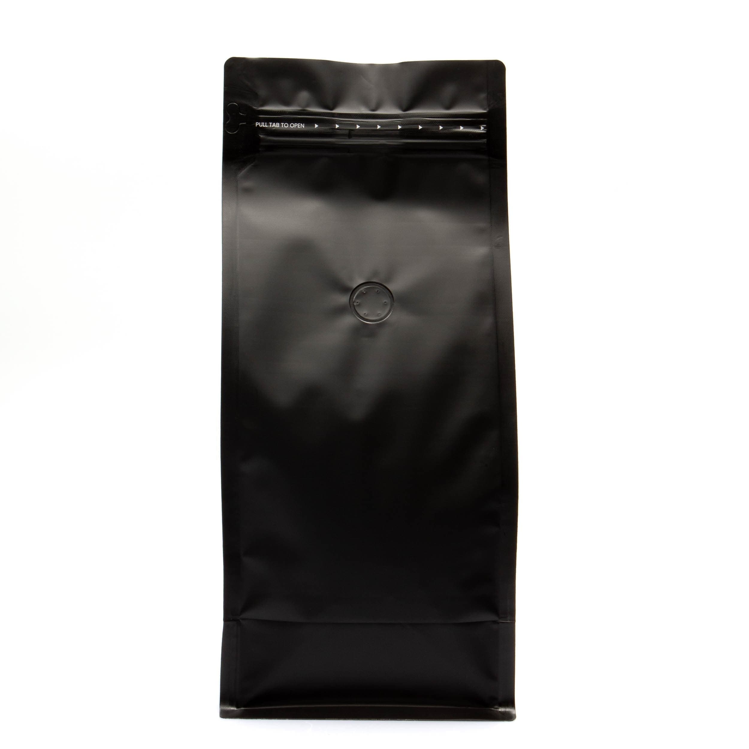 Bag King 2 lb. Block Bottom Coffee Bag with Degassing Valve