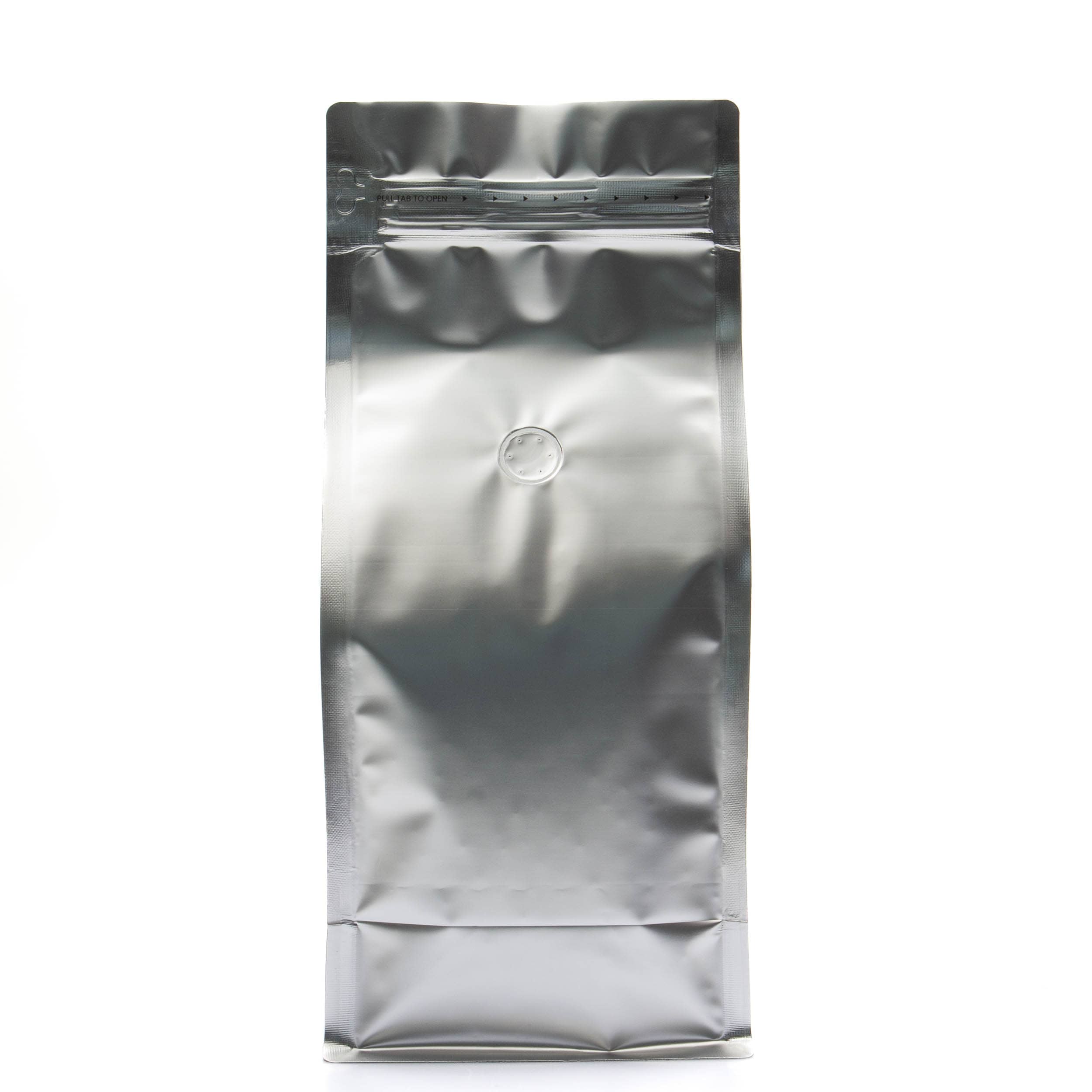 Bag King 2 lb. Block Bottom Coffee Bag with Degassing Valve