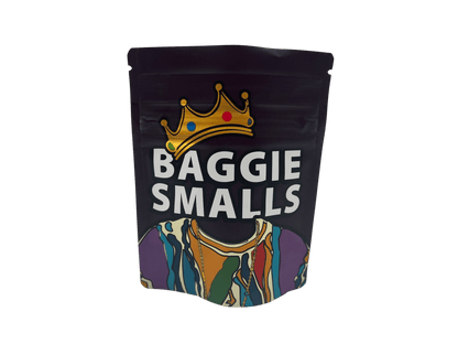 Bag King Baggie Smalls Wide Mouth Child Resistant Mylar Bag ( 1/8th oz)