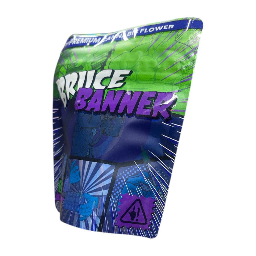Bag King Bruce Banner Strain Child-Resistant Mylar Bag | 1/8 oz