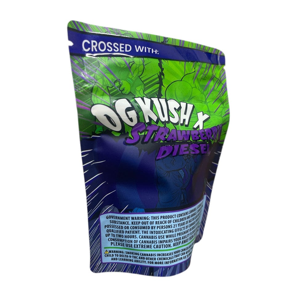 Bag King Bruce Banner Strain Child-Resistant Mylar Bag | 1/8 oz
