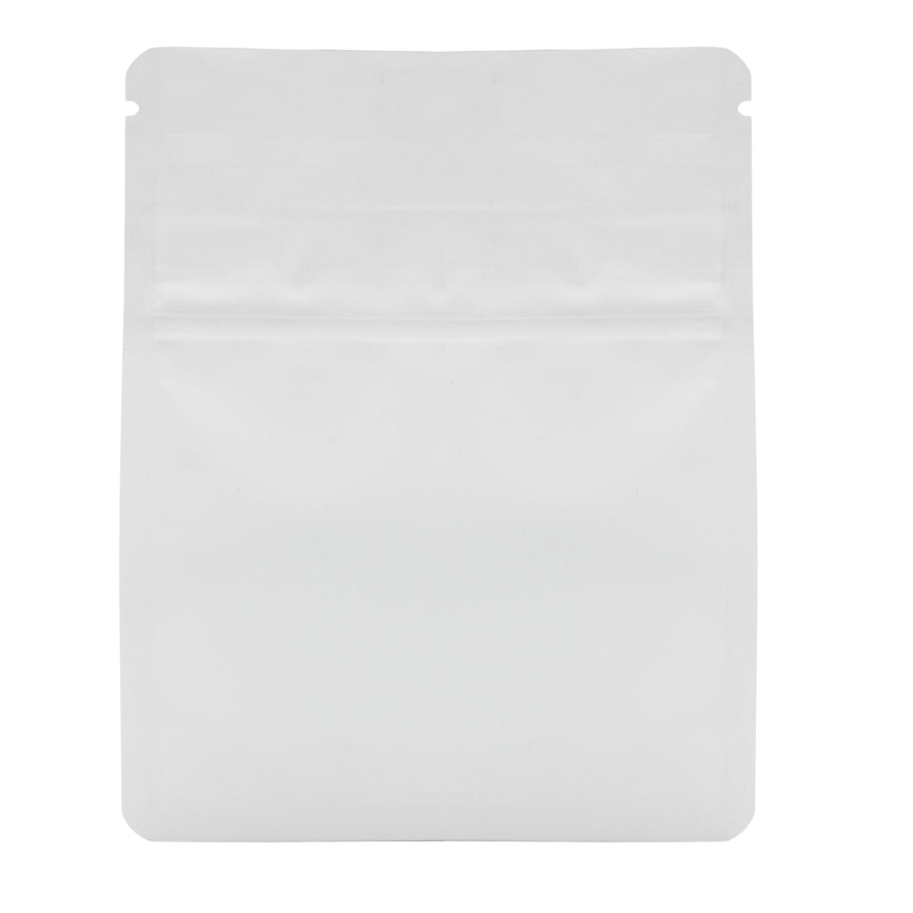 Matte White / Single Unit (Less Than Pack Qty) Bag King Child-Resistant Opaque Wide Mouth Mylar Bag | 1/8 oz