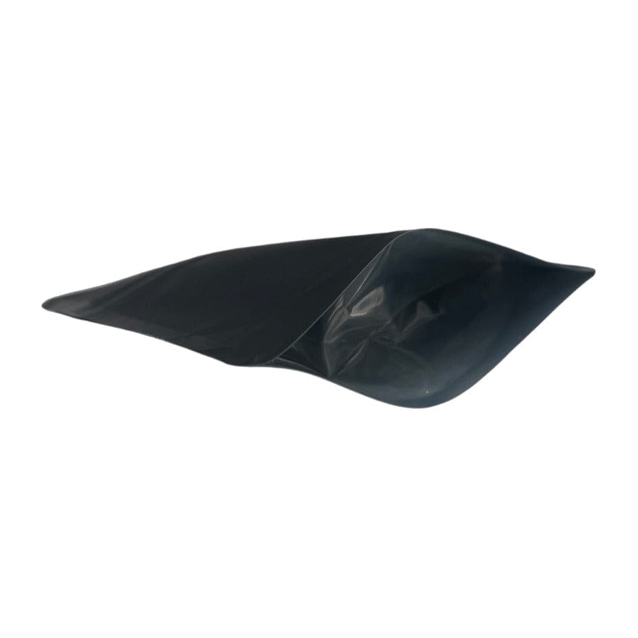 Bag King Child-Resistant Opaque Wide Mouth Mylar Bag Clear Gusset | 1/8 oz