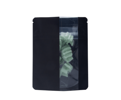 Bag King Child-Resistant Vertical Window Mylar Bag | 1/4 oz