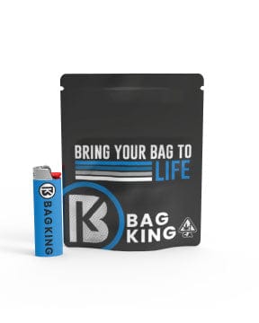 Bag King Child-Resistant Vertical Window Mylar Bag | 1/4 oz