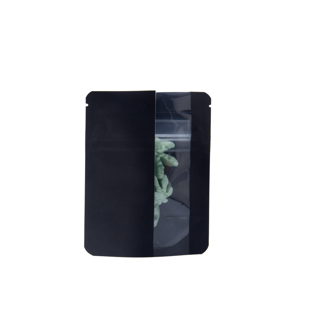 Bag King Child-Resistant Vertical Window Mylar Bag | 1/8th oz