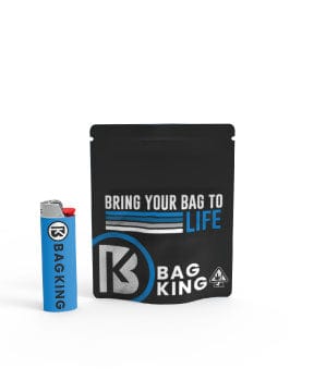 Bag King Child-Resistant Vertical Window Mylar Bag | 1/8th oz