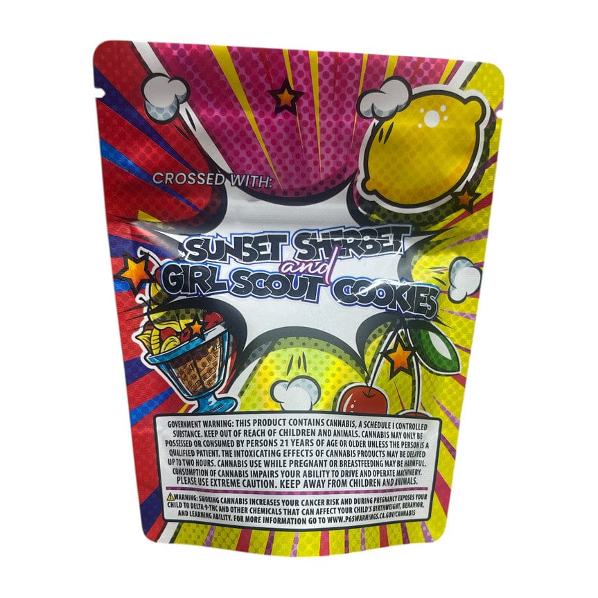 Bag King Lemon Cherry Gelato Strain Mylar Bag | 1/8 oz