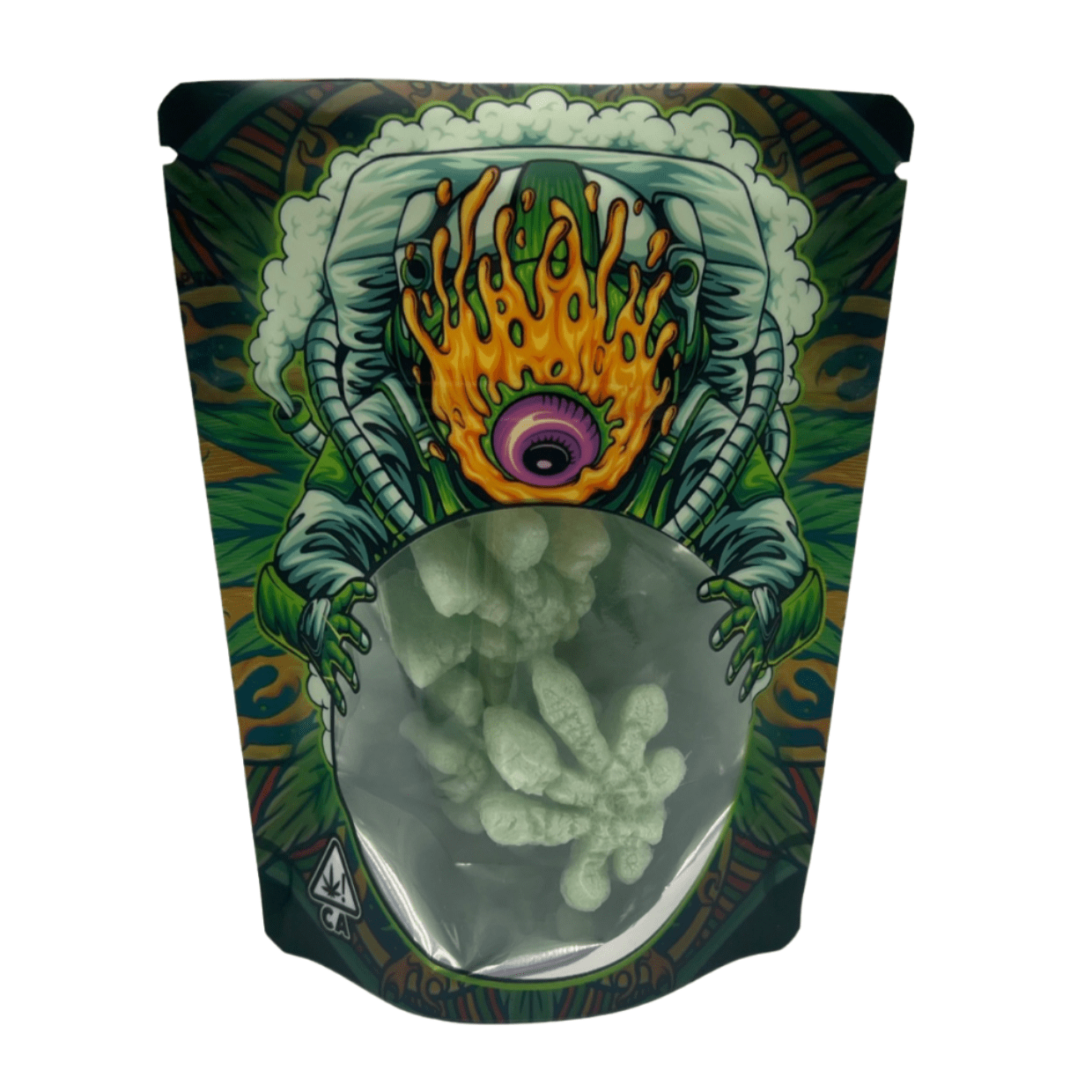 Bag King Psychedelic Astronaut Wide Mouth Child-Resistant Mylar Bag | 1/8 oz