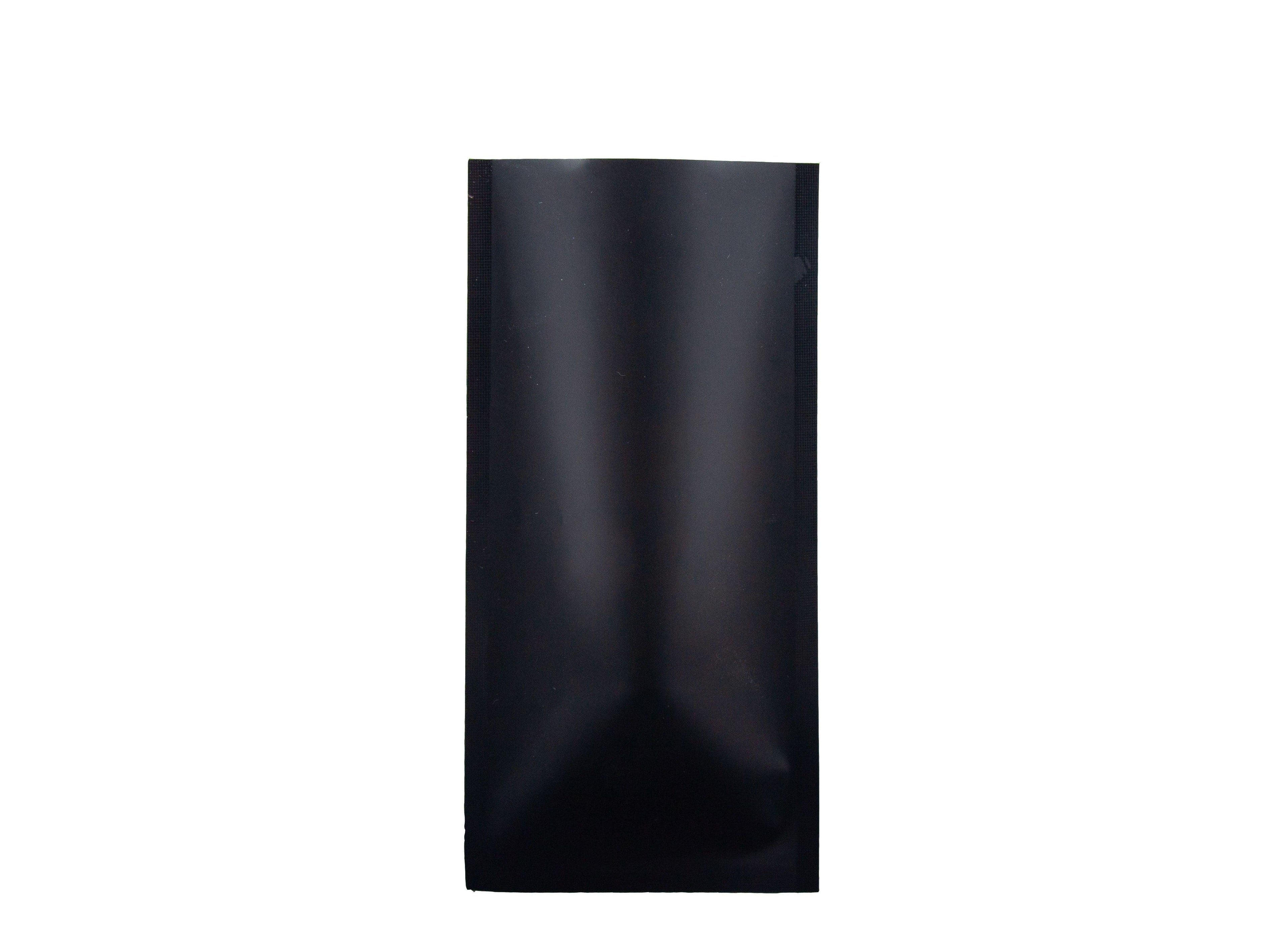 Bag King Single Use Heat Seal Mylar Bag | Pack of 100 Matte Black / Single Unit (Less Than Box Qty)
