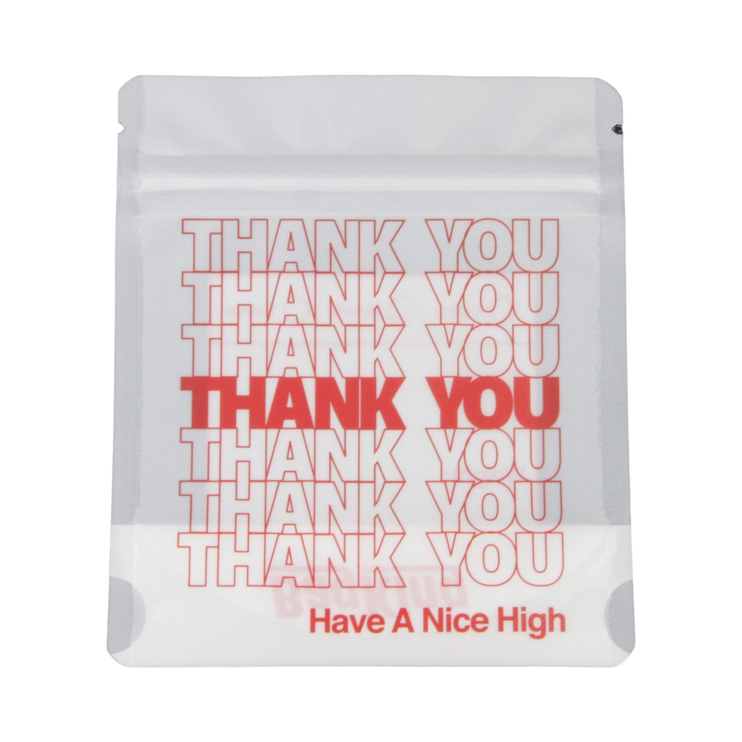 Bag King Thank You Wide Mouth Mylar Bag | 1/8 oz