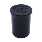 Black 30 Dram Pop Top Child-Resistant Bottles